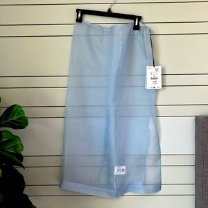 Zara sheer maxi skirt